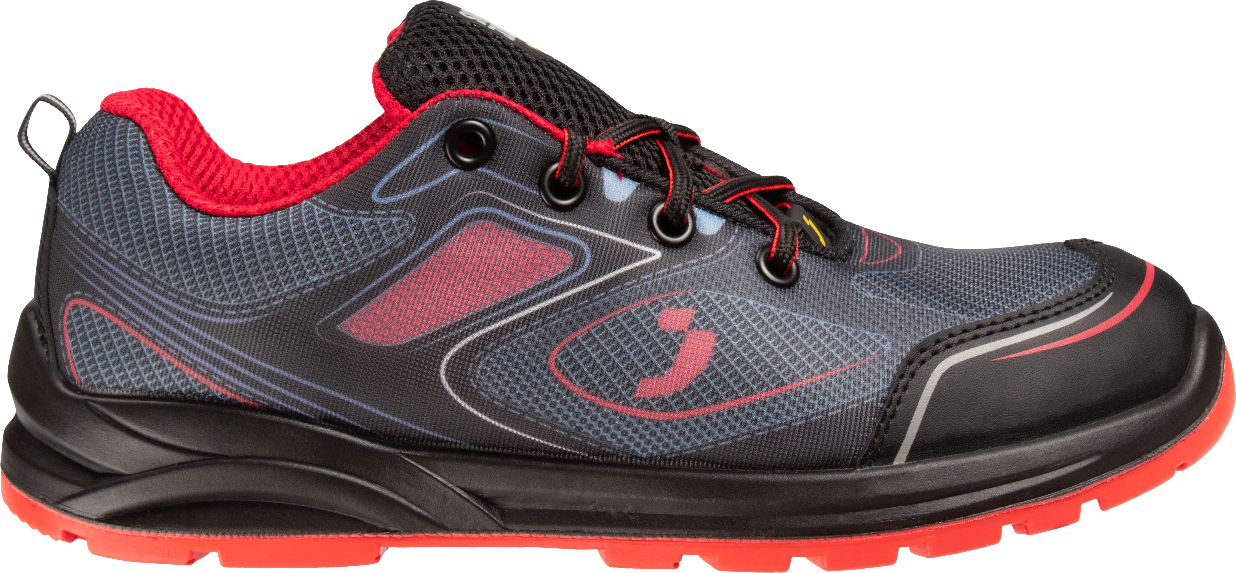 Pantof S1 Cador Safety Jogger - Roșu