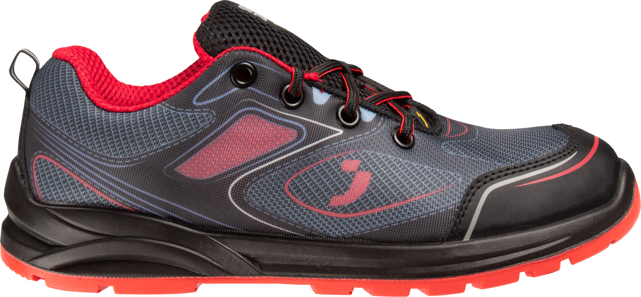 Pantof S1 Cador Safety Jogger - Roșu