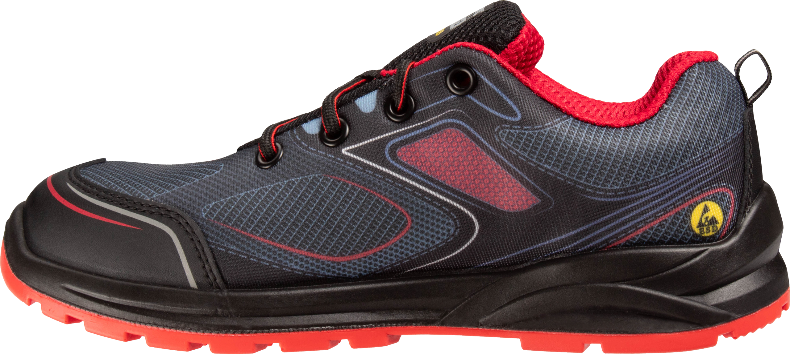 Pantof S1 Cador Safety Jogger - Roșu