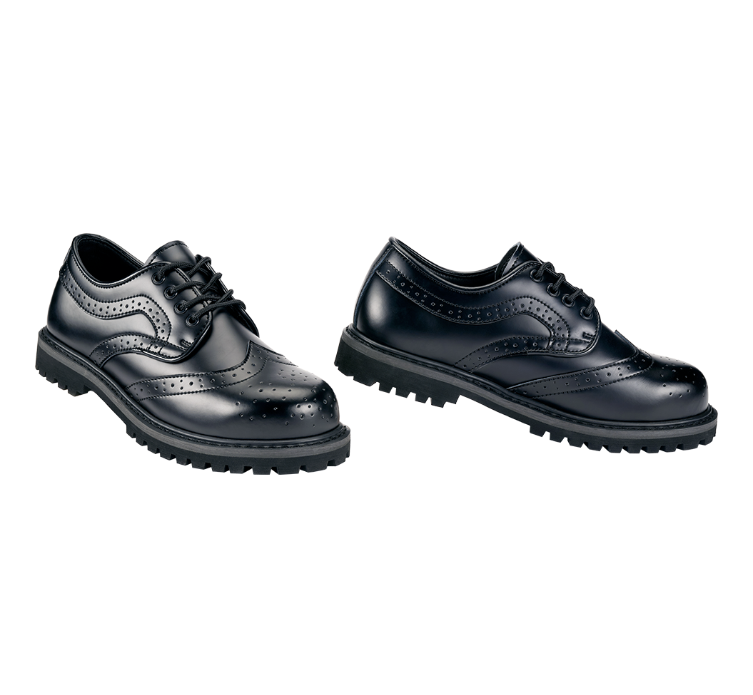 Pantofi Budapester Phantom 4 Eyelet Negru Brandit - Robustete Urbana