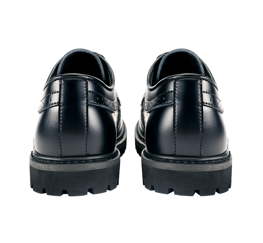 Pantofi Budapester Phantom 4 Eyelet Negru Brandit - Robustete Urbana