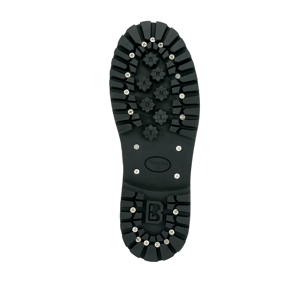 Pantofi Budapester Phantom 4 Eyelet Negru Brandit - Robustete Urbana