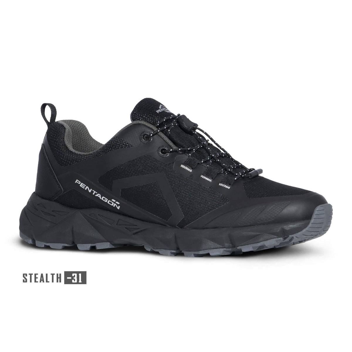 Pantofi Kion Wp Trekking Shoes Stealth Black Pentagon Tactical - Performanță și Ventilație Optimă în orice Mediu