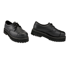 Pantofi Plateau Phantom 3 Eyelet Negru Brandit - Stil Urban Robust