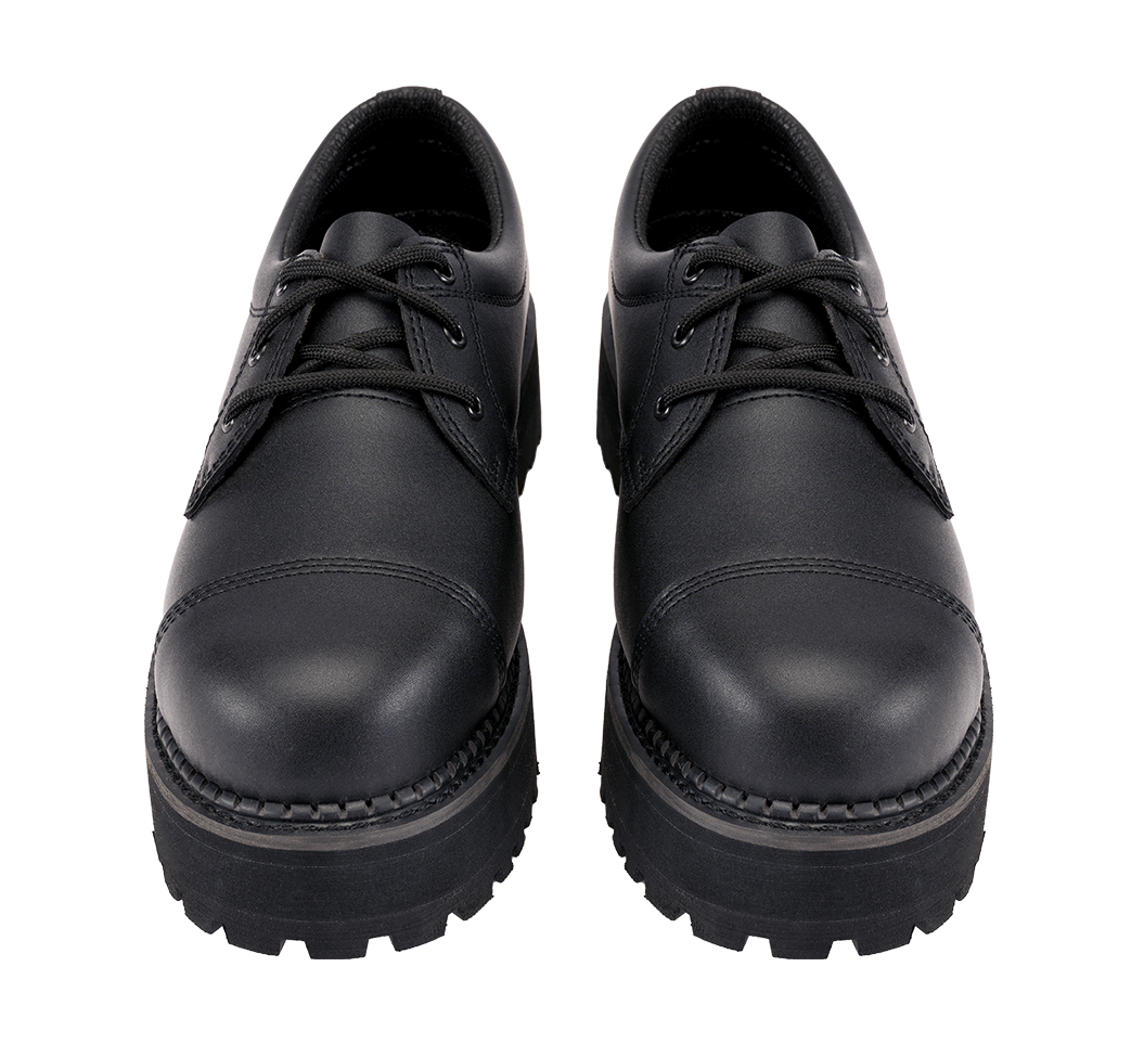 Pantofi Plateau Phantom 3 Eyelet Negru Brandit - Stil Urban Robust