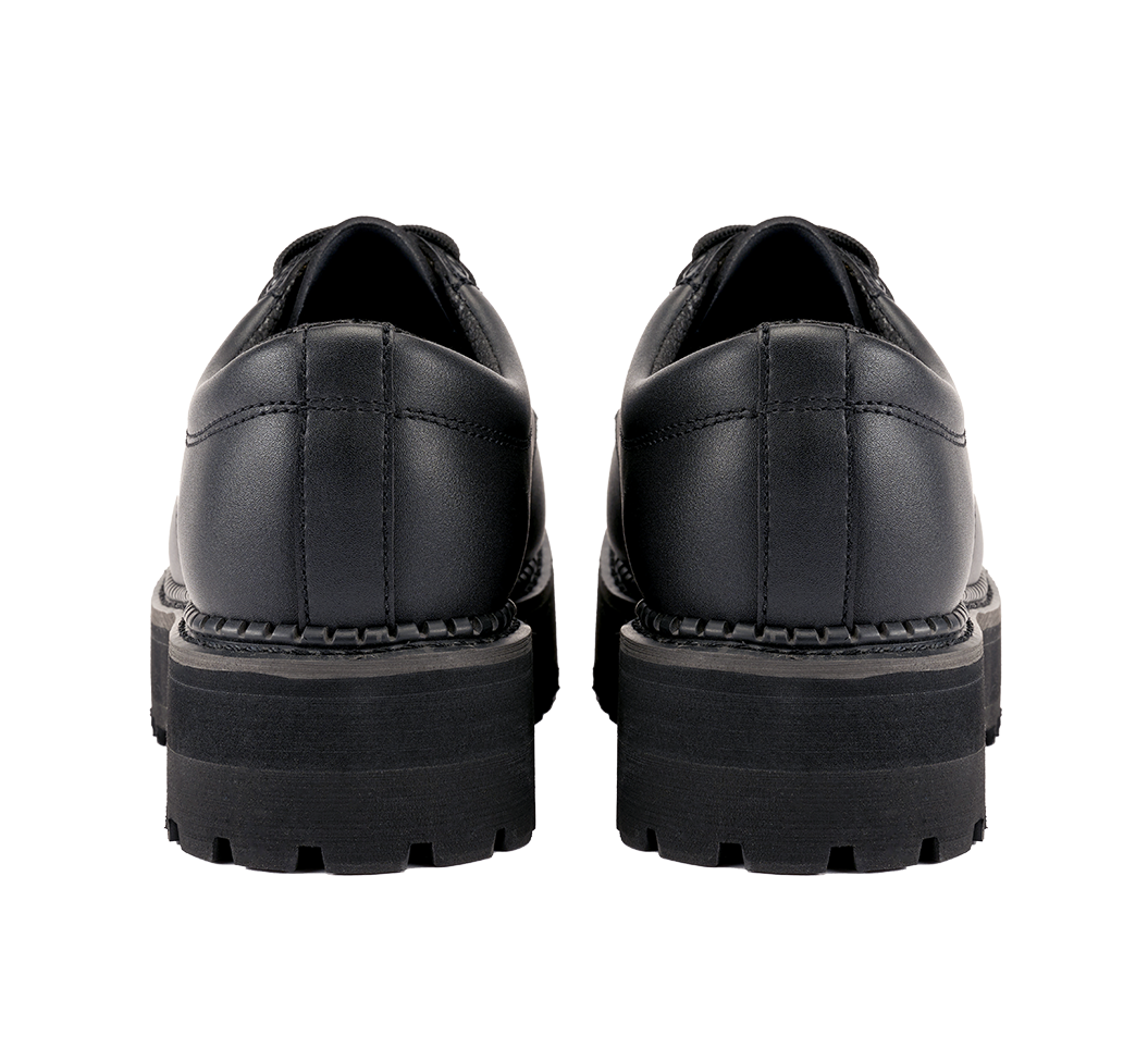 Pantofi Plateau Phantom 3 Eyelet Negru Brandit - Stil Urban Robust