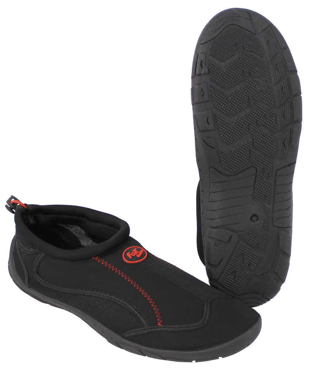 Papuci de Apă Neopren Negru FoxOutdoor - Talpă Antiderapantă, Șnur Elastic