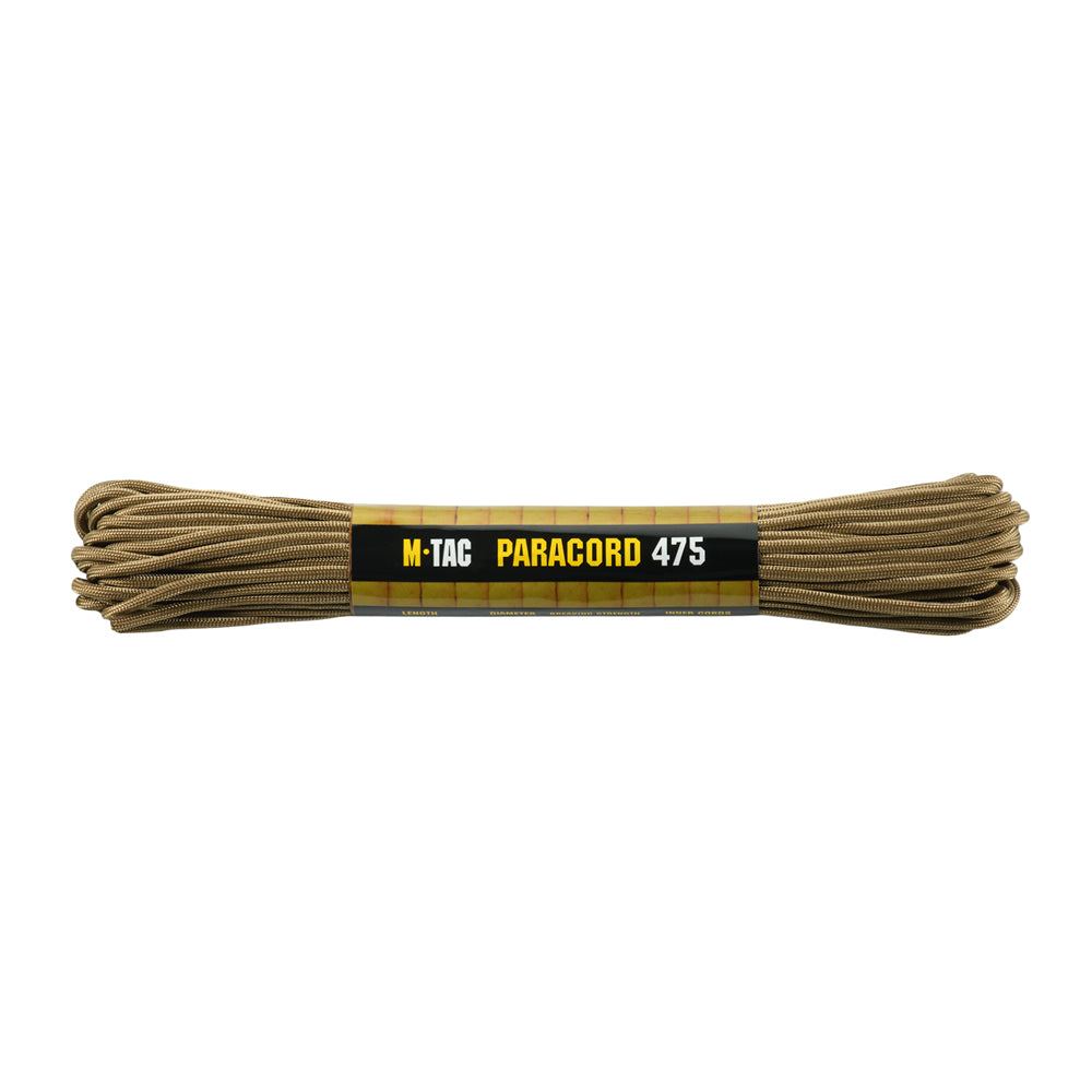 Paracord 475 M-Tac - Coyote, Rezistent și Versatil