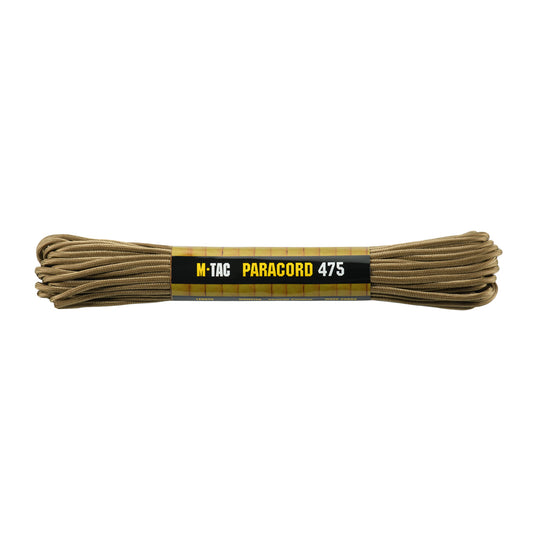 Paracord 475 M-Tac - Coyote, Rezistent și Versatil