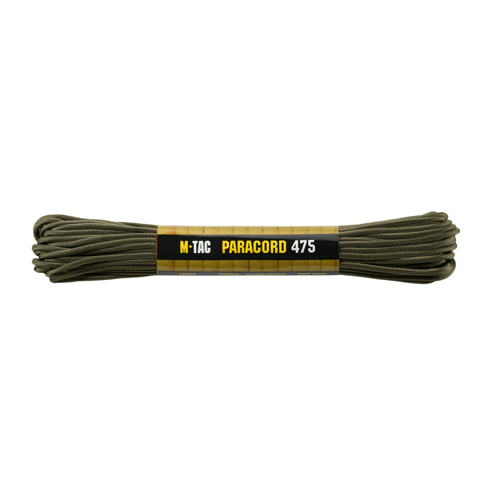 Paracord 475 M-Tac - OD Green, Rezistență 220kg, 15m