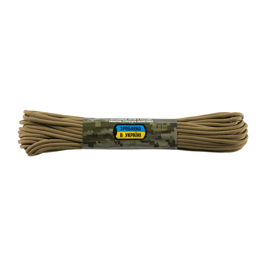 Paracord 550 M-Tac Mil-Spec - Coyote, 15m (Rezistență 270kg)