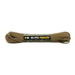 Paracord 550 M-Tac Mil-Spec - Coyote, 15m (Rezistență 270kg)