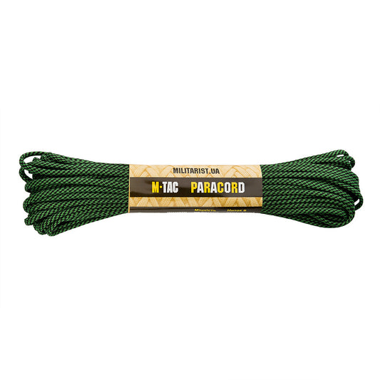 Paracord 550 M-Tac - Negru/Camuflaj, Multifuncțional, Rezistent