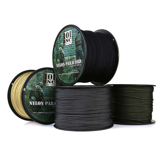 Paracord 7 Șuvițe pe Rolă 300m Negru Fosco - Adaptabilitate Maximă în Teren