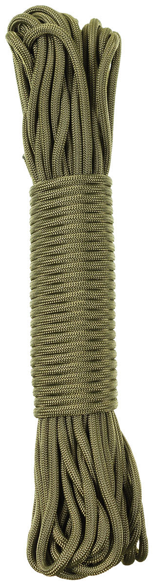 Paracord Fallschirmleine 50 FT Verde OD MFH - 7 fire, Nylon