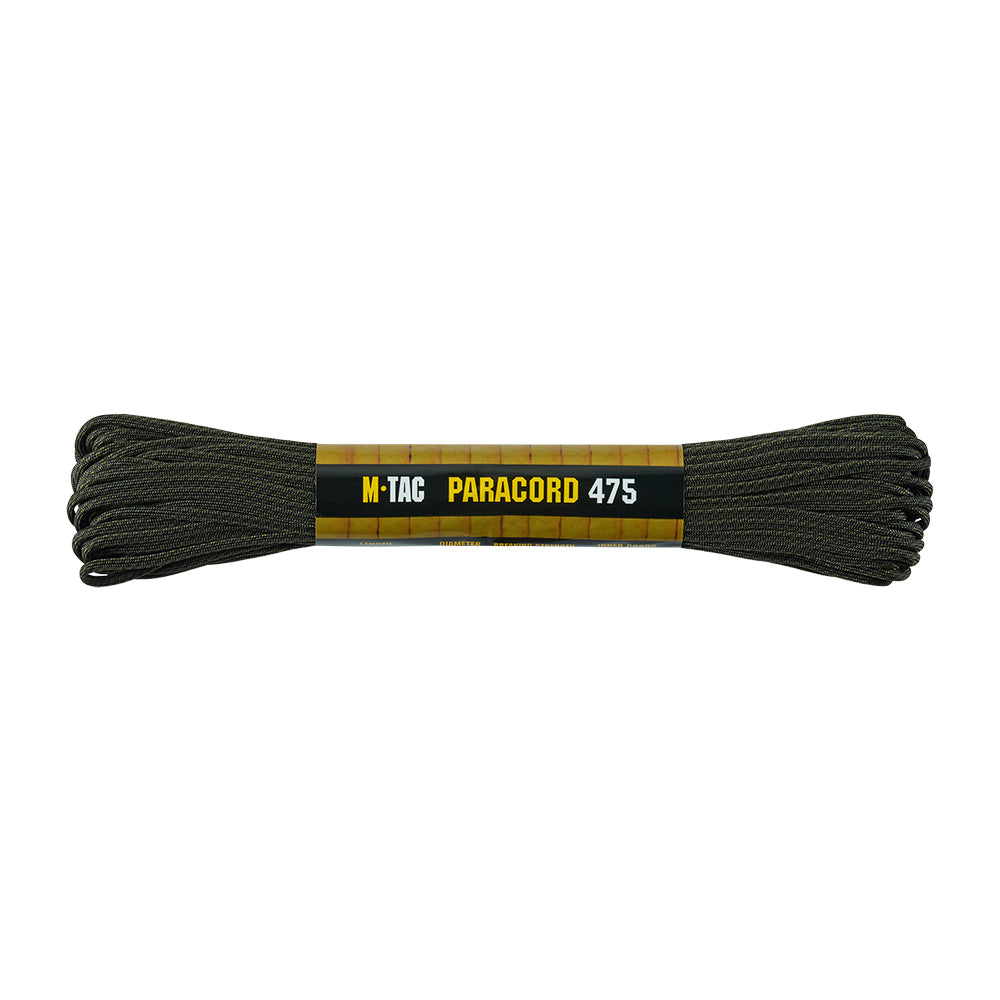 Paracord 475 M-Tac Negru/Oliv Stairs – 8 Fire Interioare, Polipropilenă - poza 1