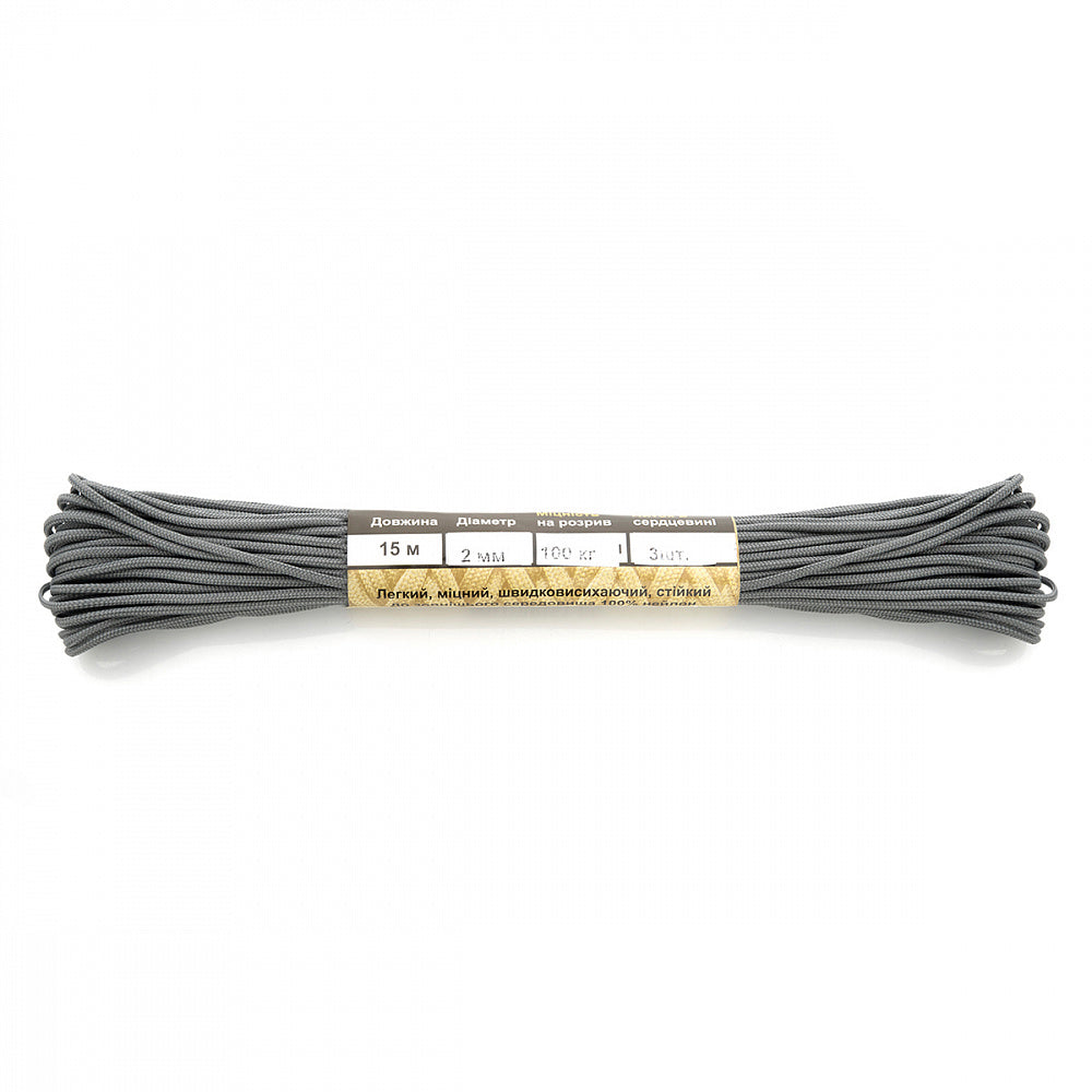 Paracord M-Tac Minicord 15m - Foliage Green, Rezistent, Versatil