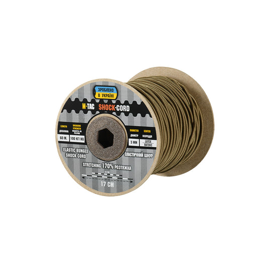 Paracord Mini-Cord M-Tac 2.2mm 100m - Coyote, Rezistență 100kg