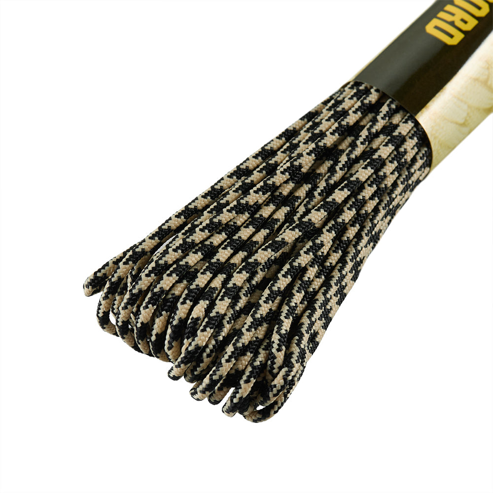 Paracord Minicord M-Tac 15 m - Negru/Nisip, Rezistență 100 kg