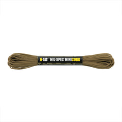 Paracord Minicord M-Tac Mil-Spec 15m - Coyote, Rezistență 100kg