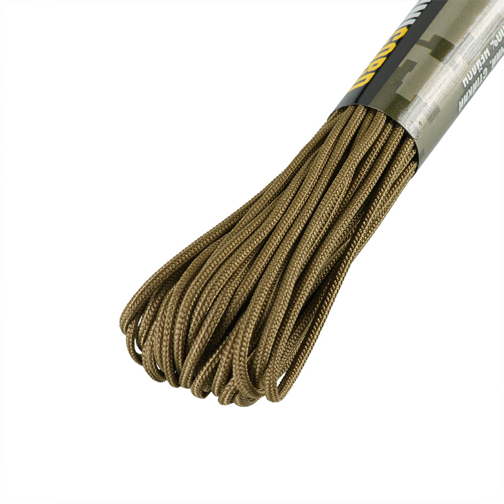 Paracord Minicord M-Tac Mil-Spec 15m - Coyote, Rezistență 100kg