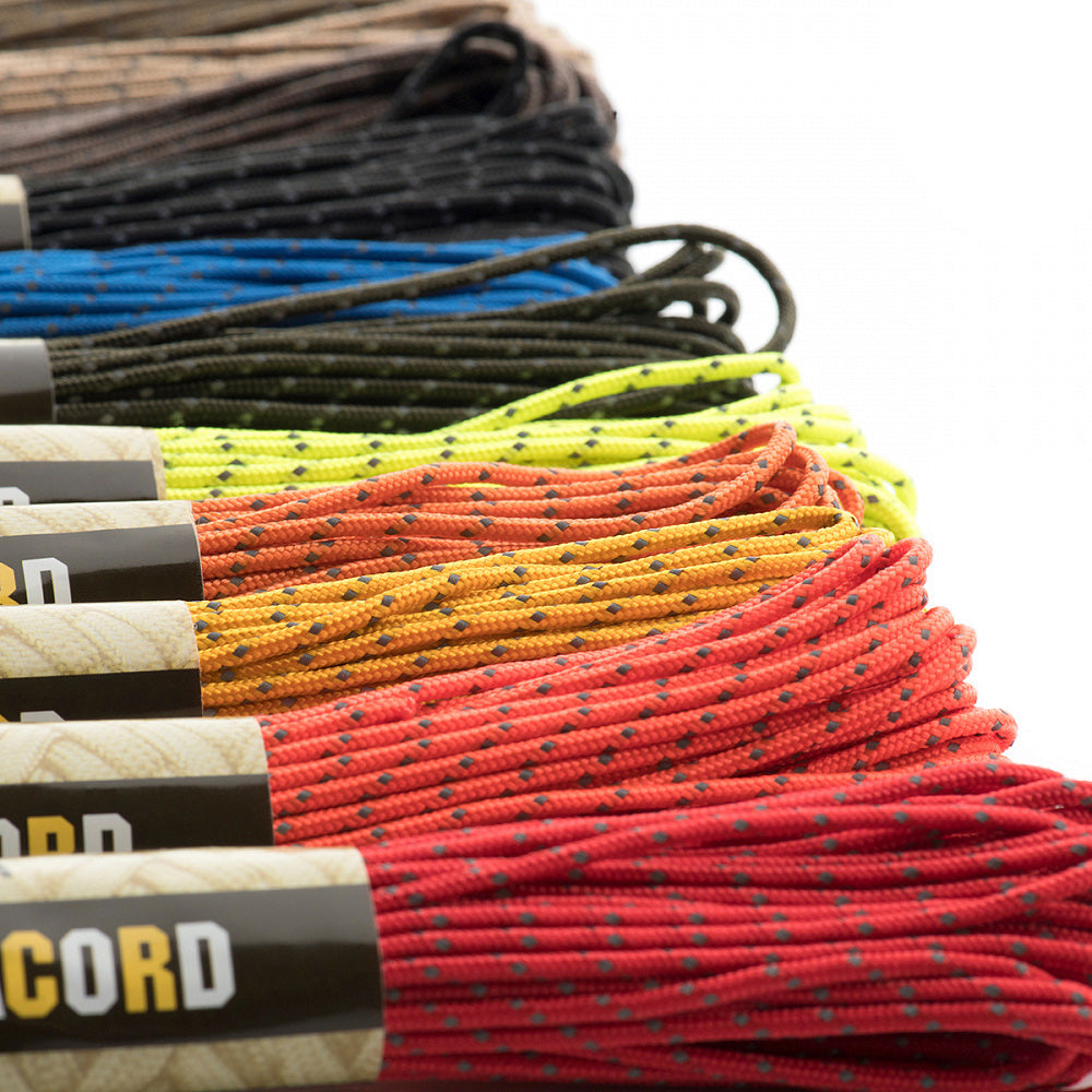 Paracord Minicord Reflectiv M-Tac - Goldenrod, 2mm, 15m