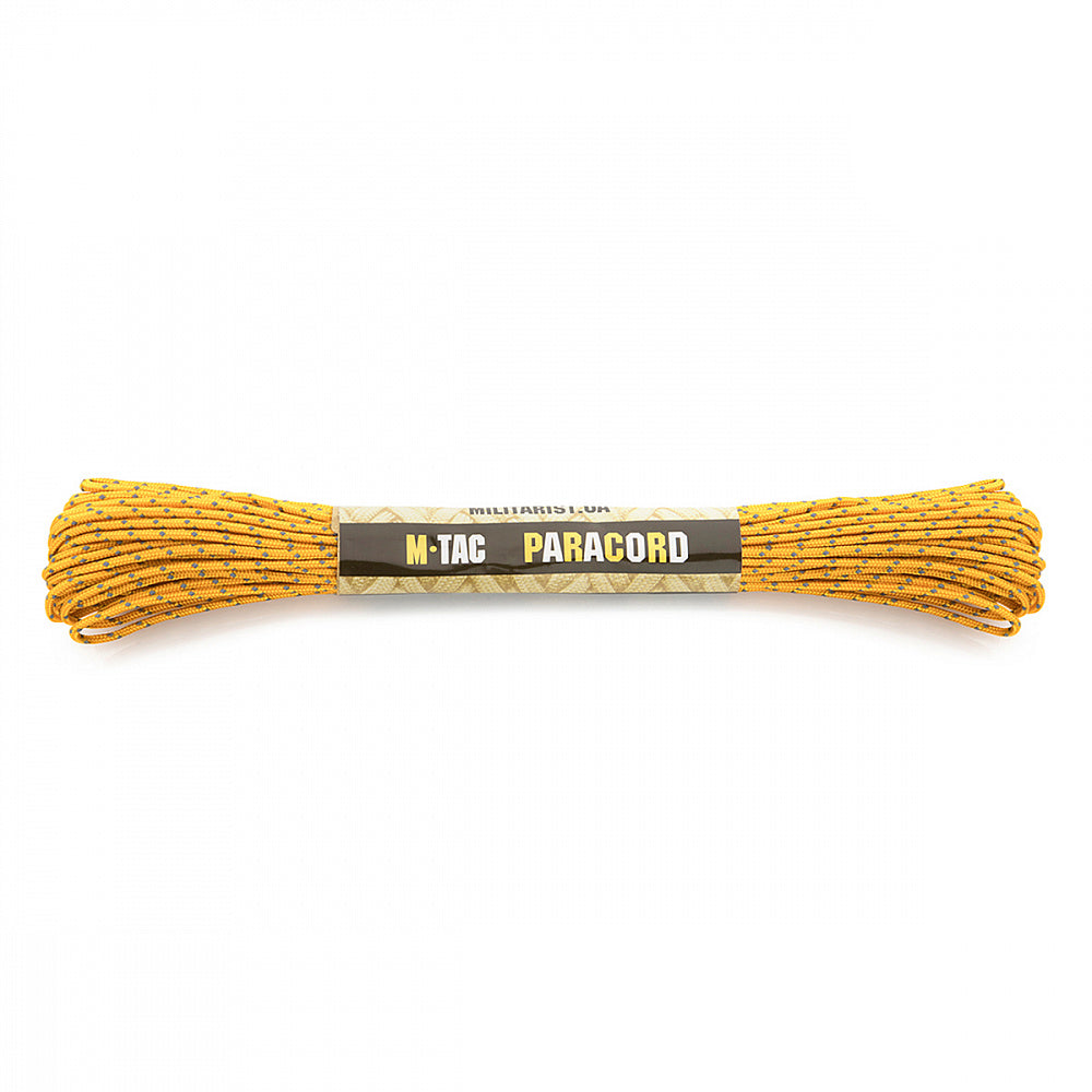 Paracord Minicord Reflectiv M-Tac - Goldenrod, 2mm, 15m