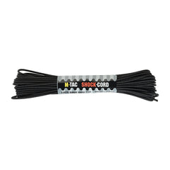 Paracord Shock-Cord M-Tac Negru 15m - Elastic și Rezistent