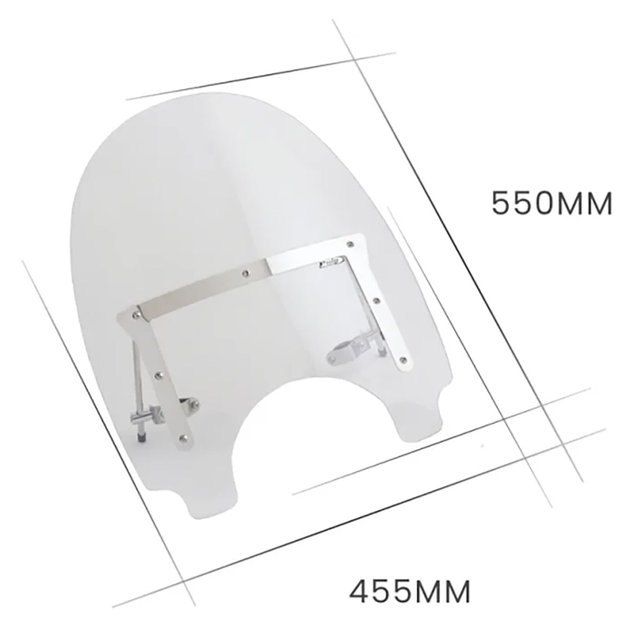 Parbriz Chopper WS13 Puig Highway - Stil Clasic, Acrilic Rezistent