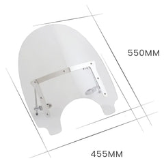 Parbriz Chopper WS13 Puig Highway - Stil Clasic, Acrilic Rezistent