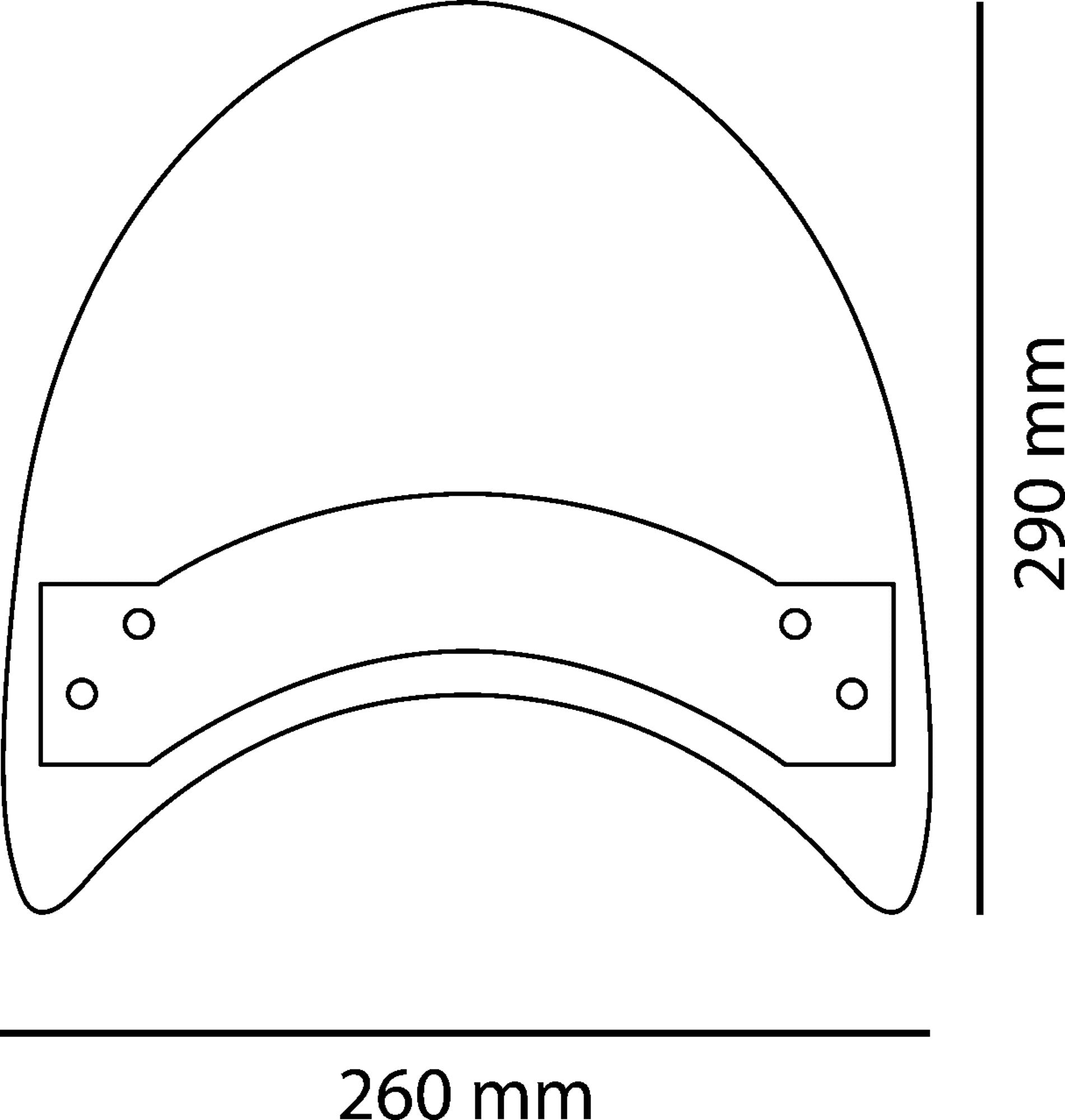 Parbriz Mini-Chopper Puig CS2A - Stil și Protecție