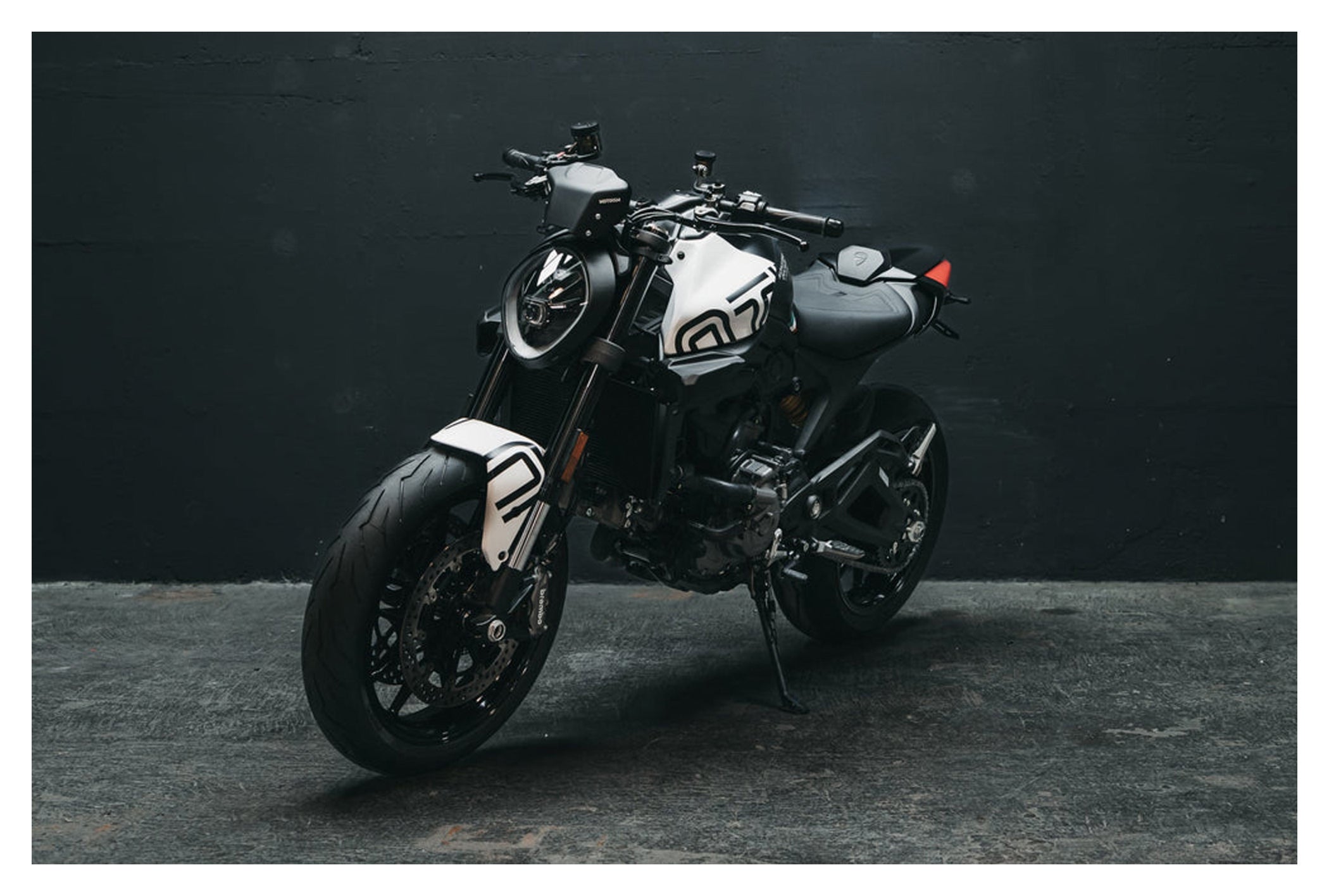 Parbriz Motoism pentru Ducati Monster 937 - Carbon Mat