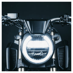 Parbriz MOTOISM pentru Honda CB650R - Design Mat Negru