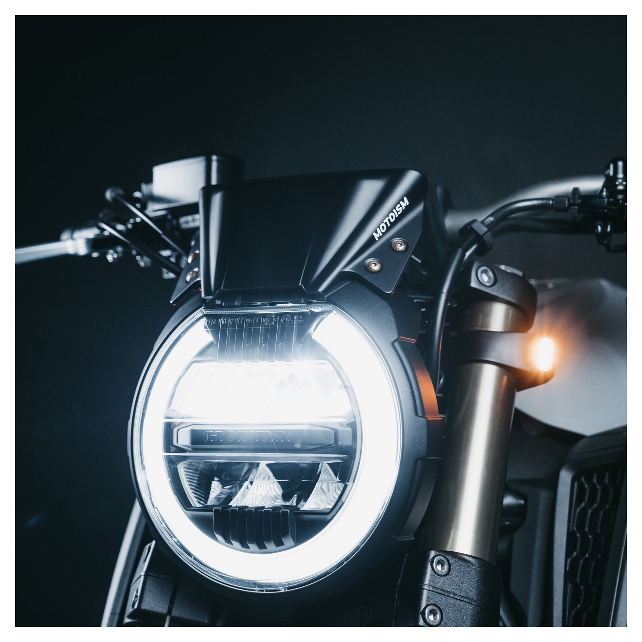 Parbriz MOTOISM pentru Honda CB650R - Design Mat Negru