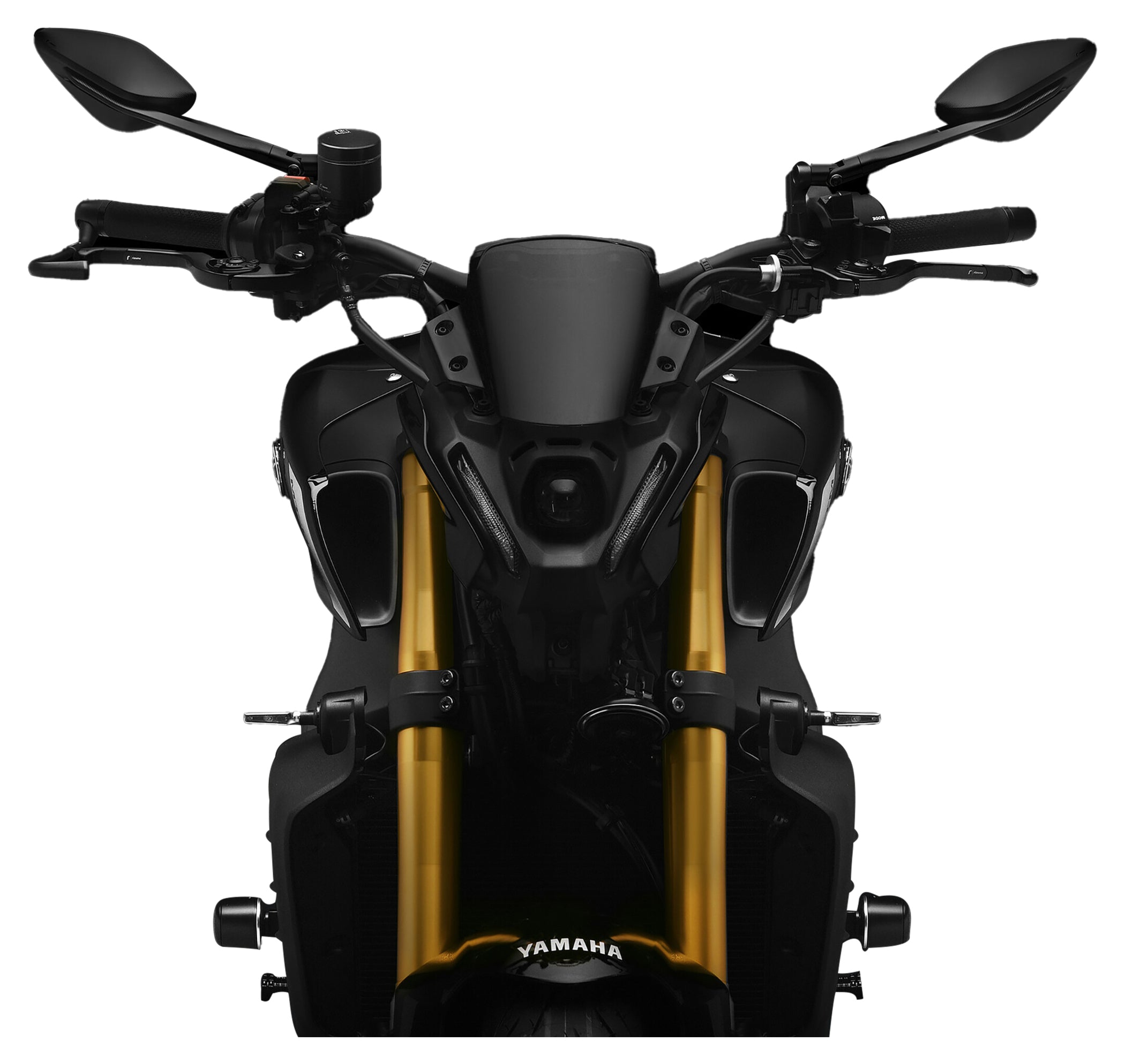 Parbriz Rizoma Polycarbonat Yamaha MT-09/SP - Aerodinamic, Tenta Negru