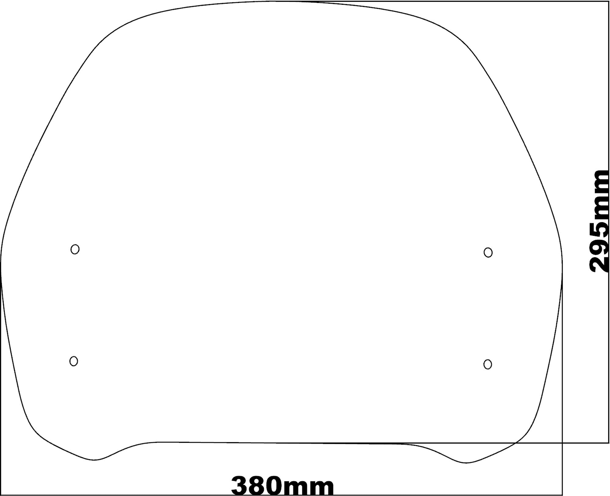 Parbriz Roadshield Classic MRA - Fumuriu, Compact