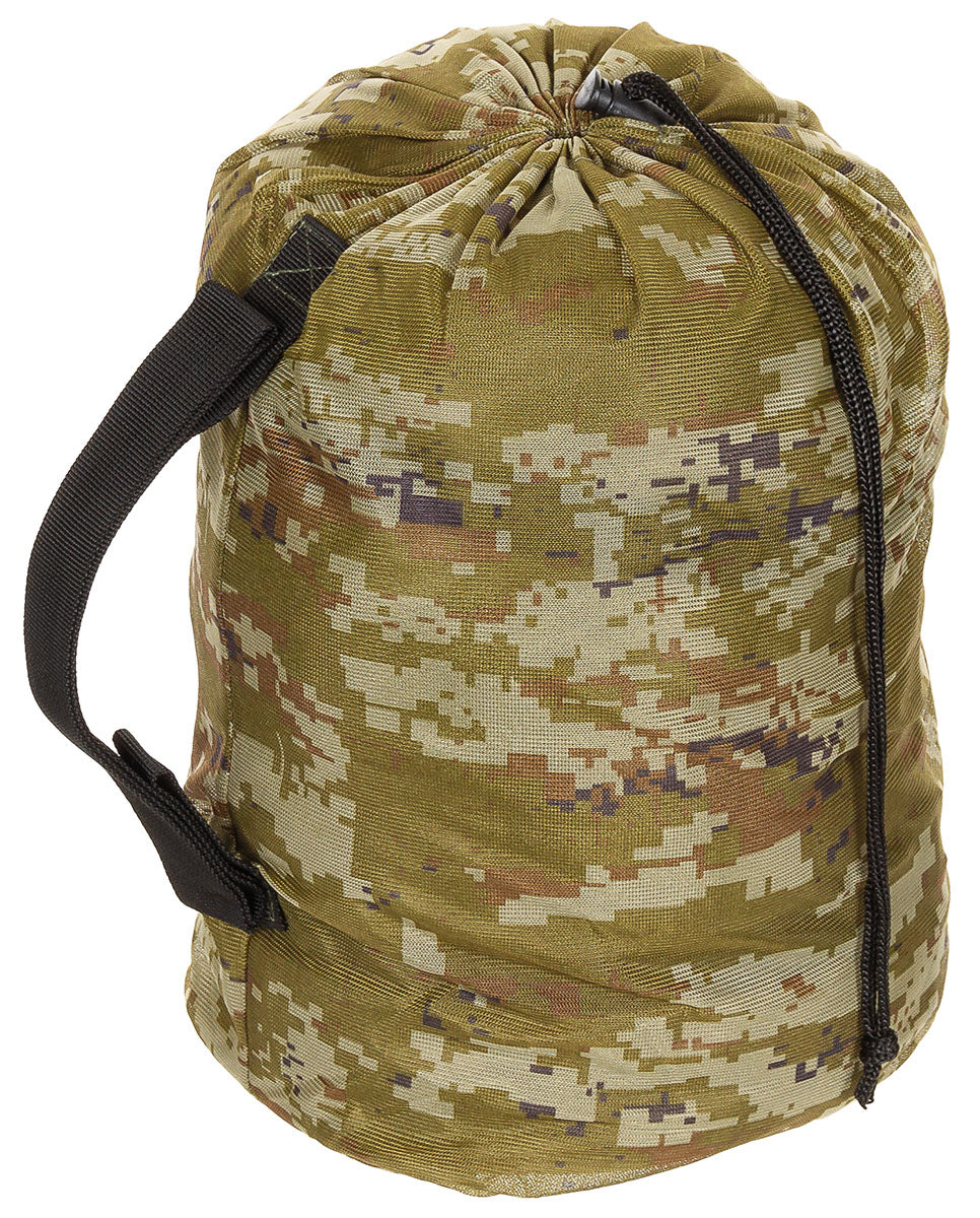 Pardesiu Ghillie Woodland MFH - Capse, Glugă cu Șnur Elastic