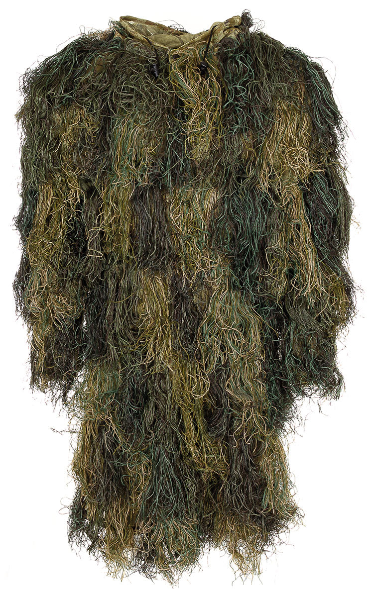 Pardesiu Ghillie Woodland MFH - Capse, Glugă cu Șnur Elastic