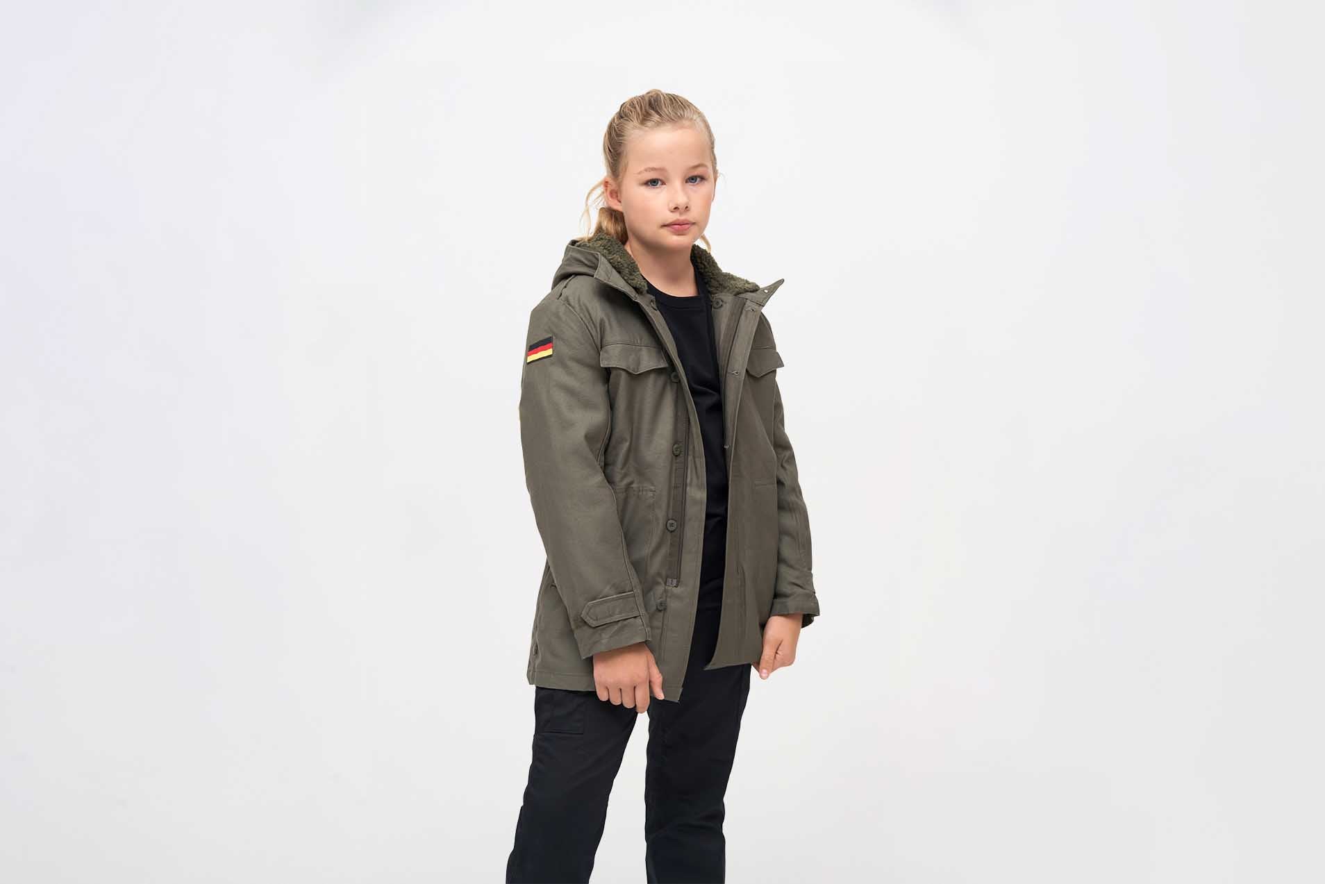 Parka BW Olive Copii Brandit - Aventura si Rezistenta