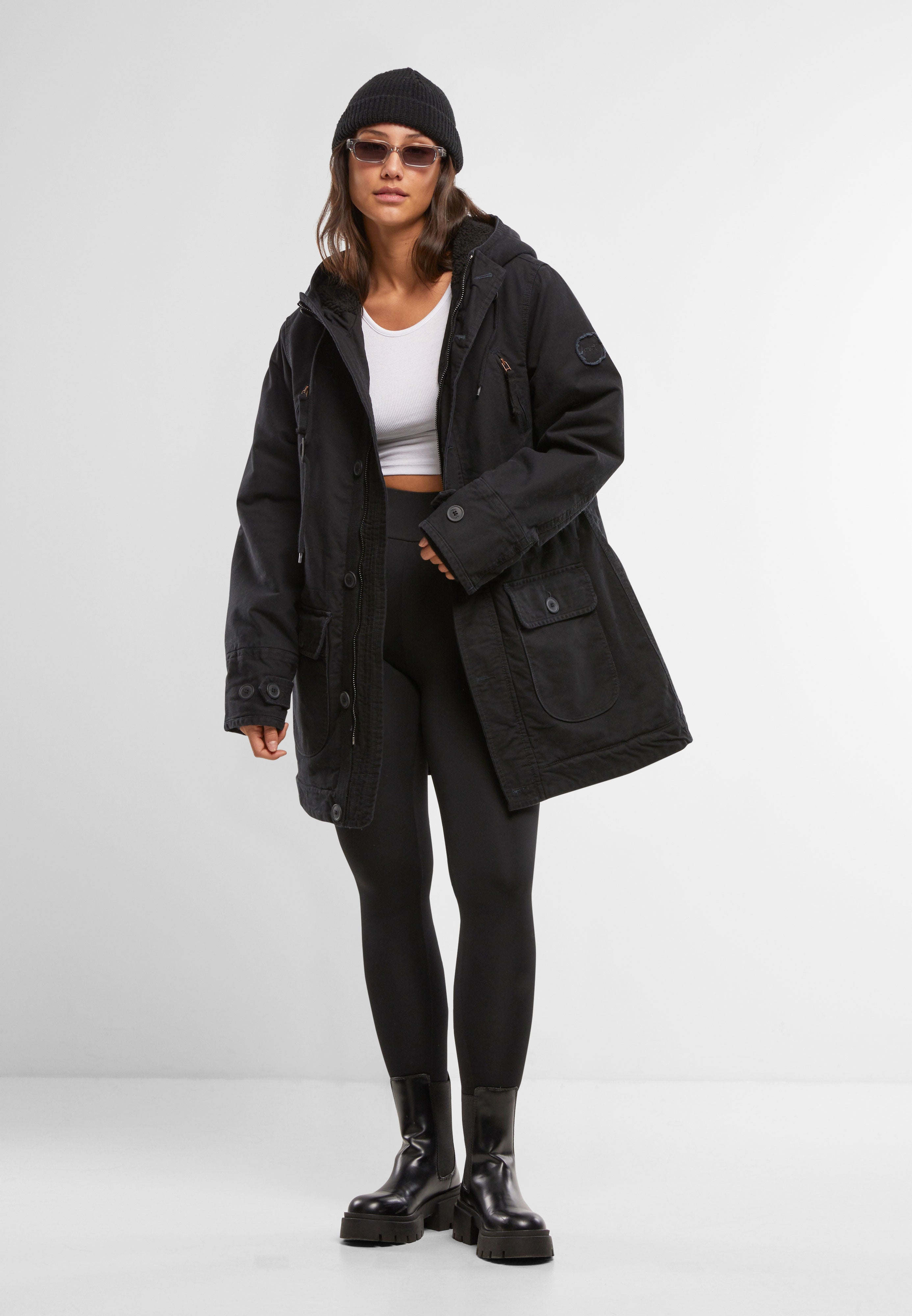 Parka Forvert Fiss women Negru Dama Brandit - Caldura si Stil Urban