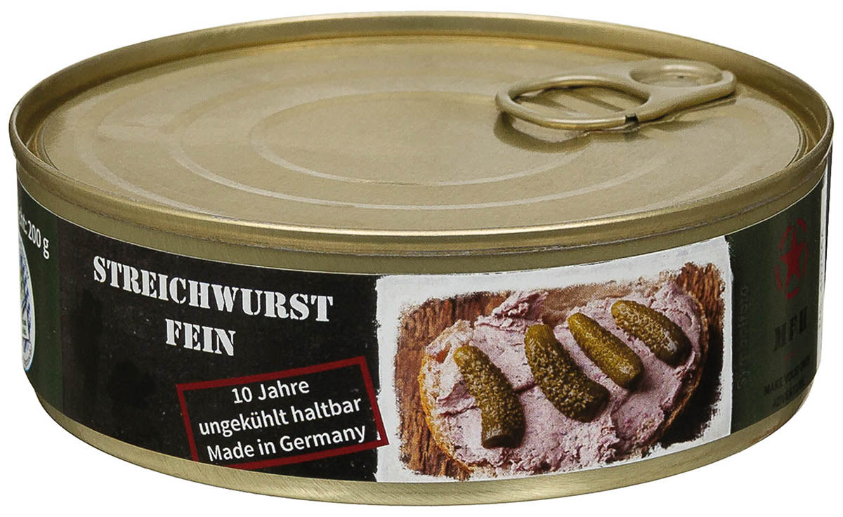 Pastă Carne Tartinabilă Fină MFH - 200g, Made in Germany