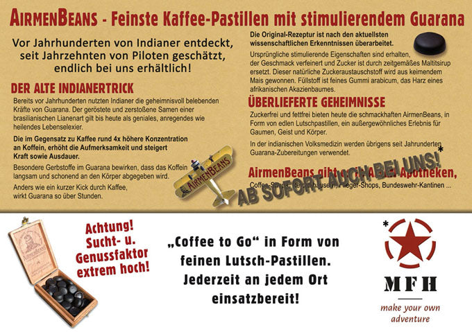 Pastile AirmenBeans - Fără Zahăr, Cu Cofeina