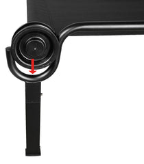 Pat de Campanie Disc-O-Bed ONE L Oliv - Montaj rapid, Sarcina max. 150 kg