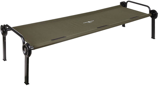 Pat de Campanie Disc-O-Bed ONE L Oliv - Montaj rapid, Sarcina max. 150 kg