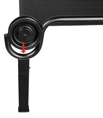 Pat de Campanie Disc-O-Bed XLT Antracit - Sarcina Max. 227 kg, Asamblare Rapidă
