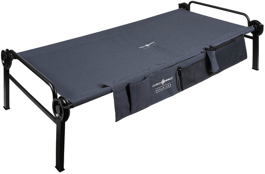 Pat de Campanie Disc-O-Bed XLT Antracit - Sarcina Max. 227 kg, Asamblare Rapidă