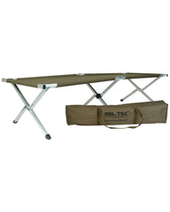Pat Pliabil de Campanie Mil-Tec US – 190 x 65 cm, Aluminiu, Oliv