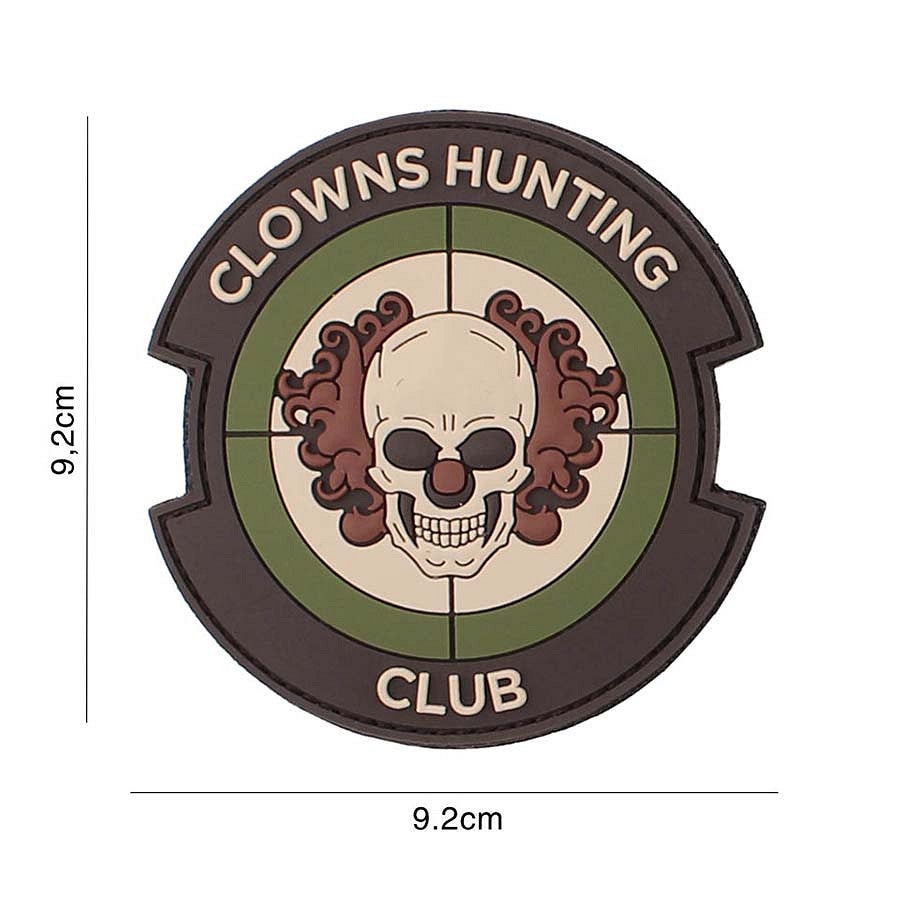 Patch 3D PVC Clowns Hunting Club #3116 - Identitate Robustă, Stil Autentic