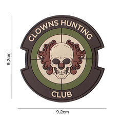 Patch 3D PVC Clowns Hunting Club #3116 - Identitate Robustă, Stil Autentic