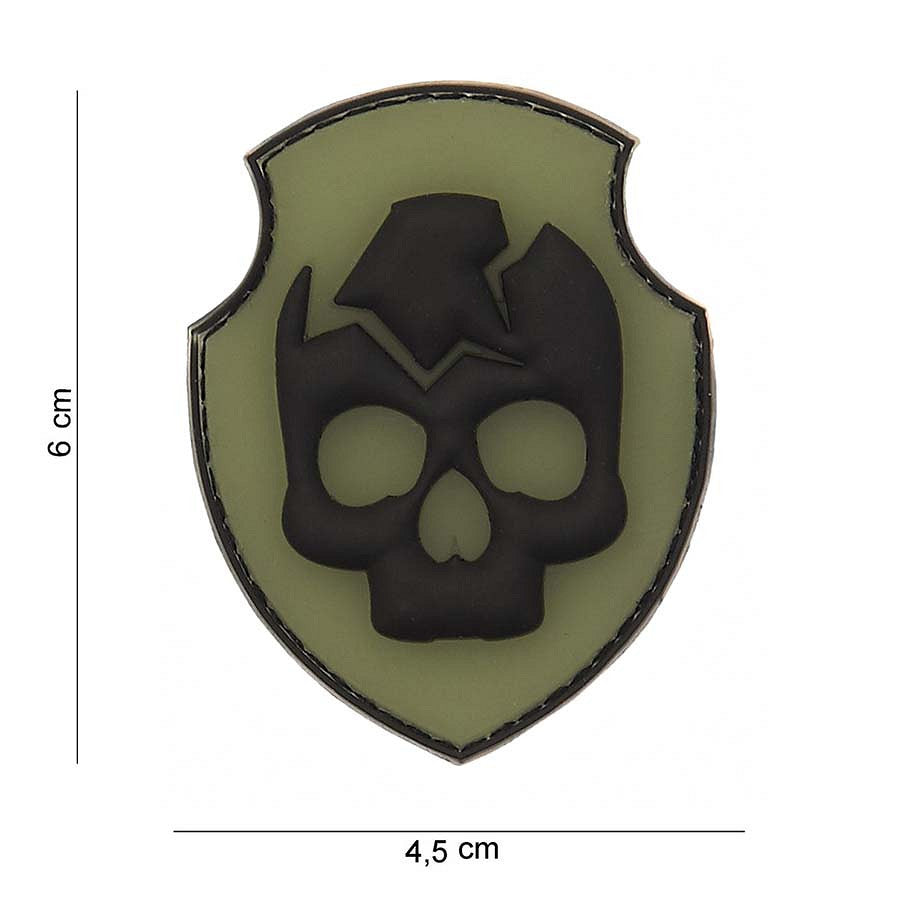 Patch 3D PVC Ghost Skull #12007 - Afirmă-ți Atitudinea Tactică